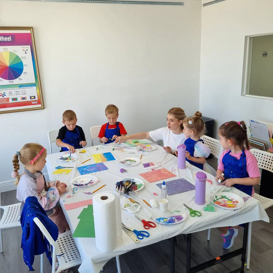 Arts & crafts class for children 3, 4 years old 3/8/2025