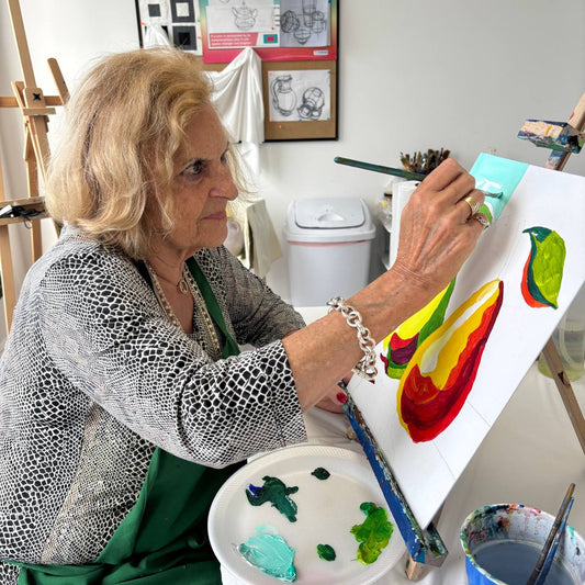 Seniors art class 6/24/2025