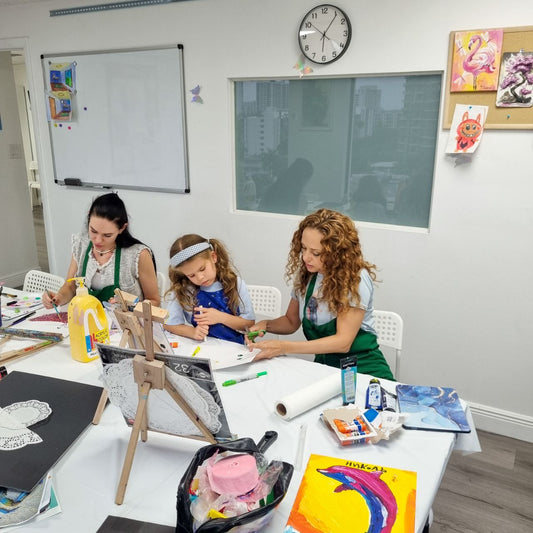 Private art class for family 6/27/2025