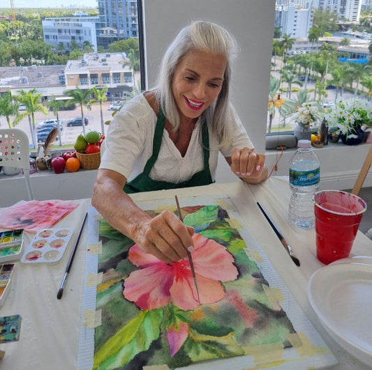 Seniors art class 8/12/2025