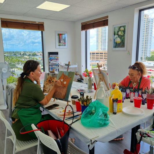 Art class for adults 8/21/2025