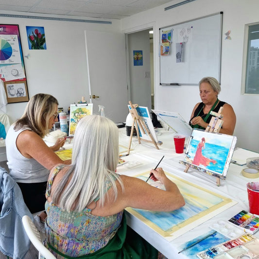 Seniors art class 8/28/2025