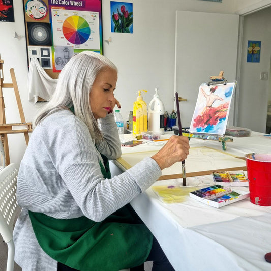 Seniors art class 9/18/2025