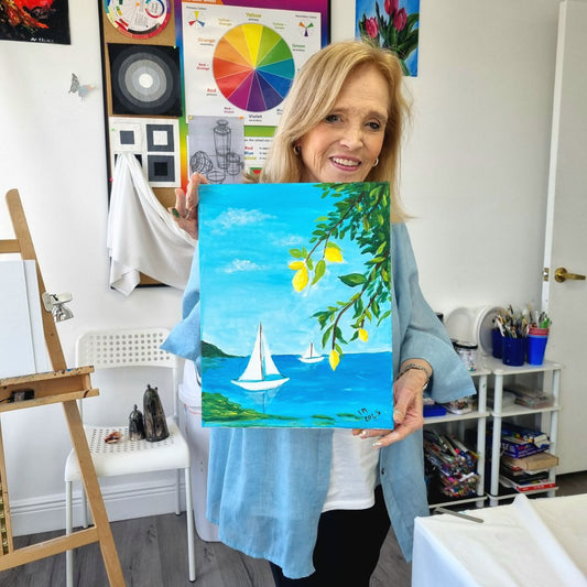 Seniors art class 9/24/2025