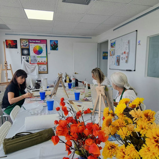 Seniors art class 9/30/2025