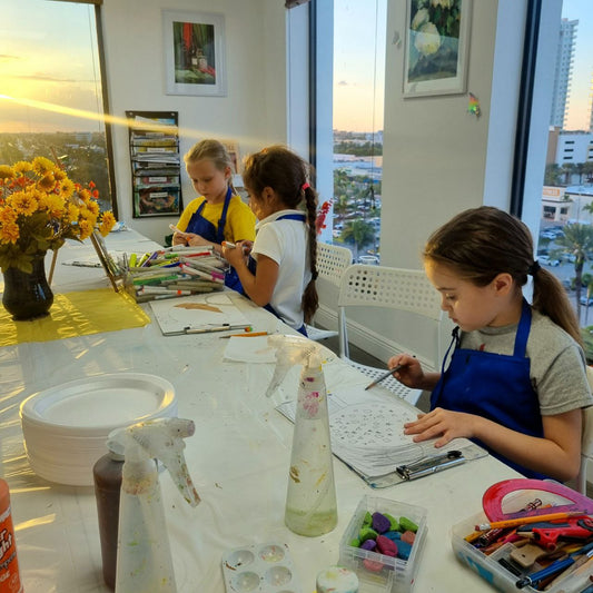 Art class for children 9/30/2025