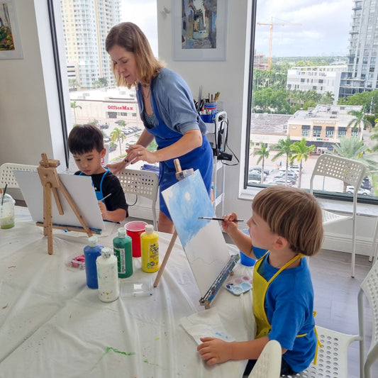 Short art class for children 10/3/2025