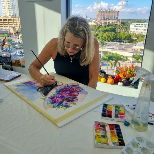 Seniors art class 11/25/2025