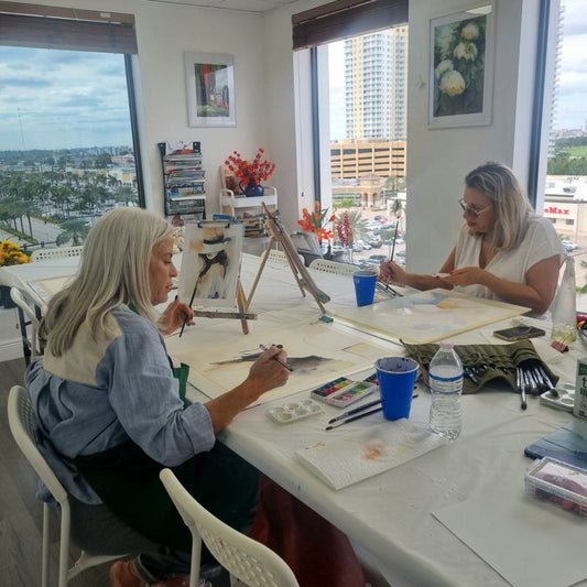 Seniors art class 11/4/2025