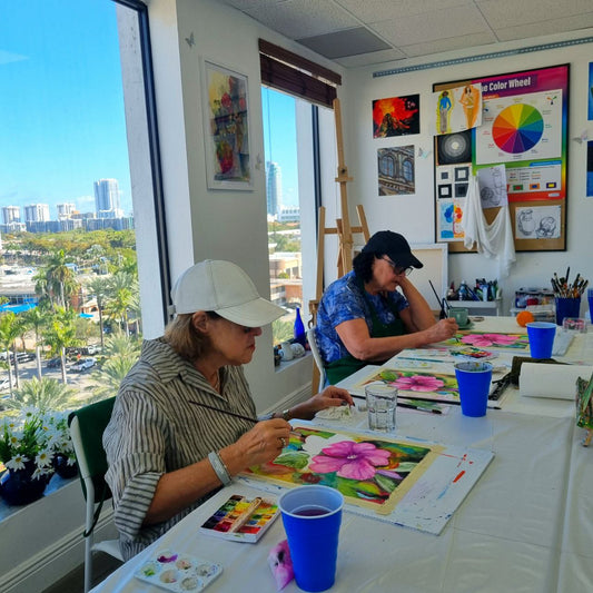 Seniors art class 2/17/2026