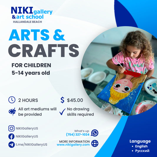 Arts & Crafts for children (5-14 years old)