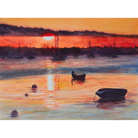 Sunset fishing
