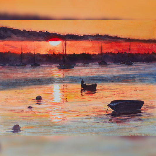 Sunset fishing