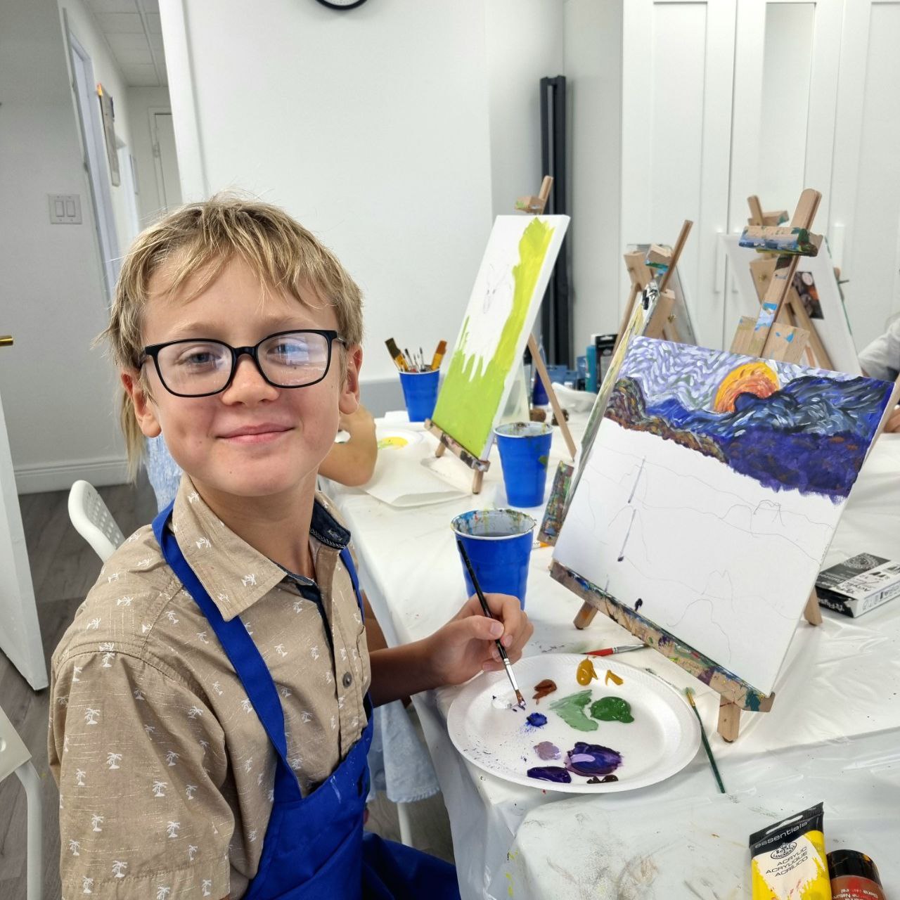 Short art class for children (5-12 years old)